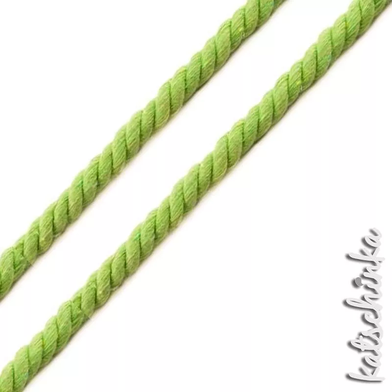 Gedrehte #Kordel rund 10 mm lime